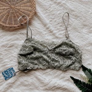 Free People • Green Reese Lace Bralette